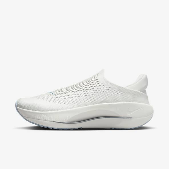 Nike white flyknit shoes discount